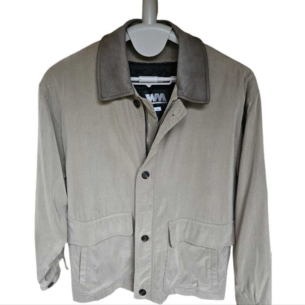 Weathermen Barn Coat Chore coat Casual Jacket with zip out quilted lining size L